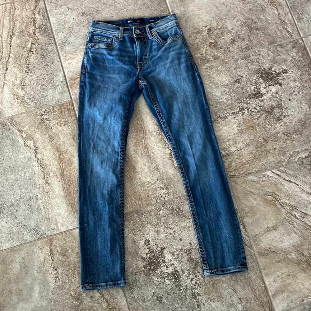 BKE Men's Blue Alec Stretch Jeans Sz 27 x 30 - Picture 2 of 9
